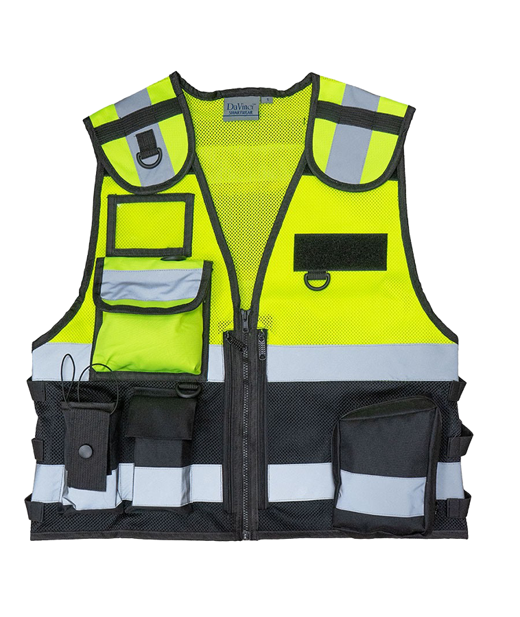 DaVinci Unisex Warnweste TACTICAL MESH PRO